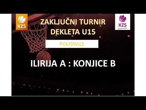 F4ŽU15 - Ilirija A : Konjice B - polfinale - Sezona 2016/17