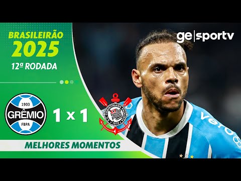 Gols e lances de Grêmio x Corinthians