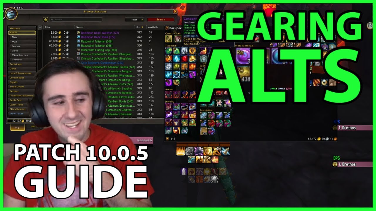 Watch Selecteaz? Substantivele Colective Din Lista De Mai Jos Now Gearing Alts / New Characters GUIDE: Patch 10.0.5