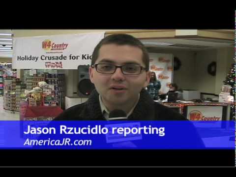 102.9 W4 Country collects Toys for Tots at the Kroger on Maple St. in Ann Arbor