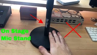 Video thumbnail for ✅  How To Use On Stage DS7200B Adjustable Mic Stand Review by The Stuff I Use Channel