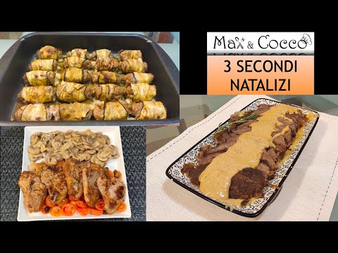 3 SECONDI di CARNE per NATALE -  Arrosto - Involtini di Melanzana - Lombatine di Agnello #2