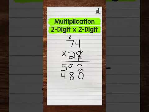 2-Digit by 2-Digit Multiplication | Math with Mr. J #Shorts