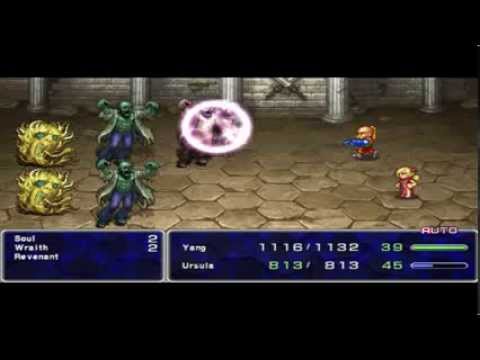 Let's Play Final Fantasy IV The After Years [PSP] Part 35 Yang's Challenge dungeon