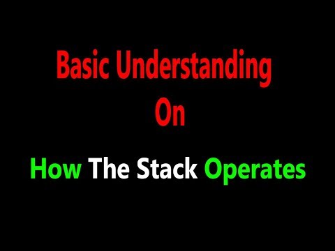 Tutorial on How The Stack Operates -Extention of Multi Level Pointer Compare Tut