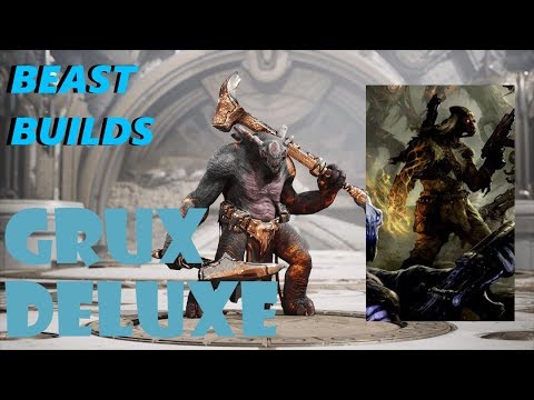 Paragon v42 Beast Builds - Grux The Space Dino Deluxe (Bruiser Grux Deck)