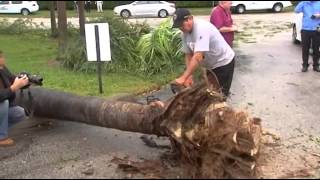 Surveillance video captures portion of Delray Beach tornado