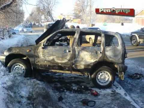 Мужчина, устроивший ДТП с пожаром на Зубчаниновском шоссе, явился в полицию (видео)