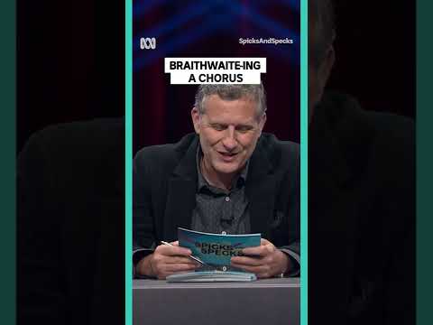 Iconic 🐎 #SpicksAndSpecks #DarylBraithwaite #Shorts