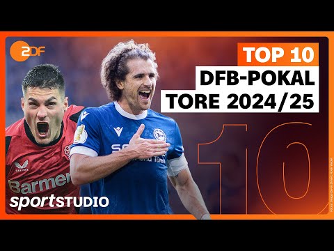 Top 10 Tore der DFB-Pokal-Saison 2024/25 | sportstudio