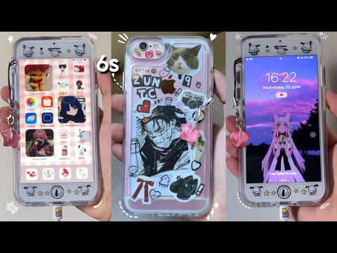 iPhone 6s ♡ refresh in 2025 ★ aesthetic customization on ios 15, unboxing shopee haul