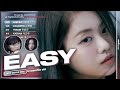 [AI COVER] How Would LE SSERAFIM OT6 sing 'EASY'「with Garam」| Line Distribution