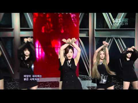 [1080p HD]120708 T-ara - Don't Leave + Day By Day @ SBS Inkigayo