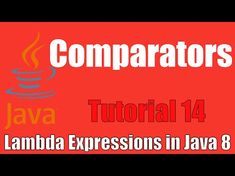 Comparators - Lambda Expressions In Java 8: Tutorial 14