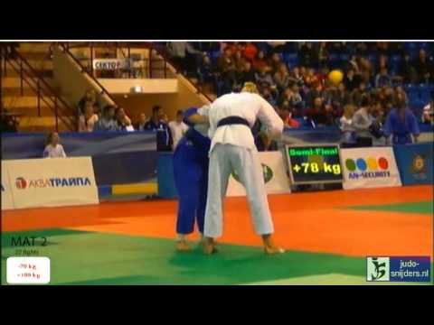 Judo 2013 European Open Minsk: Stam (NED) - Andriyevska (UKR) [-70kg] rep