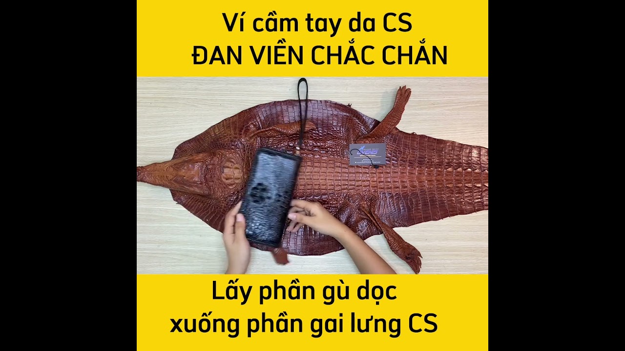 Ví dài cá sấu 1 khóa thụt cầm tay nam nữ [PHIÊN BẢN ĐẶC BIỆT CÓ ĐAN VIỀN SIÊU CHẤT]