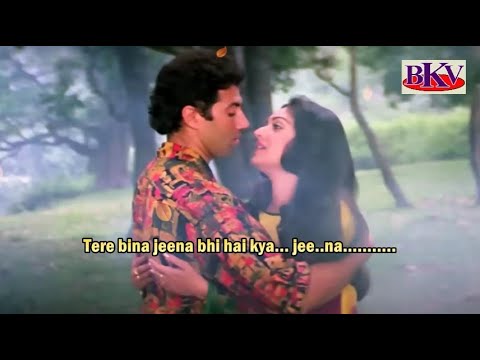 Maahiya Teri Kasam - KARAOKE - Ghayal 1990 - Sunny Deol & Meenakshi Seshadri
