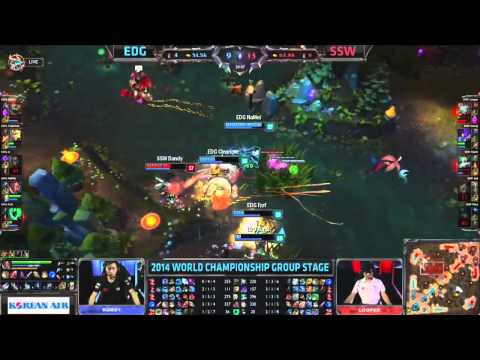 [Worlds 2014] EDG turnaround clash with SSW