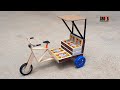 How To Make Cycle Rickshaw At Home Diy Matchbox Rickshaw