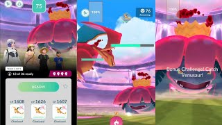 new GIGANTAMAX VENUSAUR debut in pokemon go 😱.... #pokemongo #gigantamax  #shortspokemongo #shorts