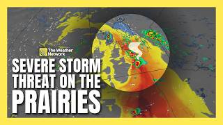 Severe storm, tornadic threat shifts into eastern Prairies Monday | #forecast