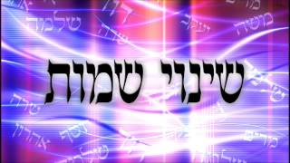 שינוי שמות - שיעור תורה בספר הזהר הקדוש מפי הרב יצחק כהן שליט"א