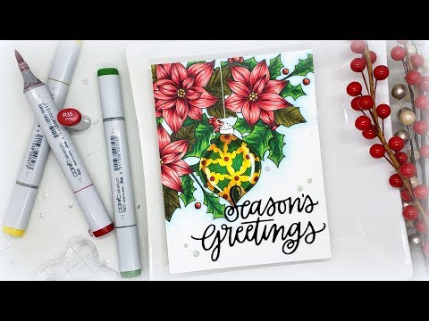 3 Dimension Ornament with Copic Markers