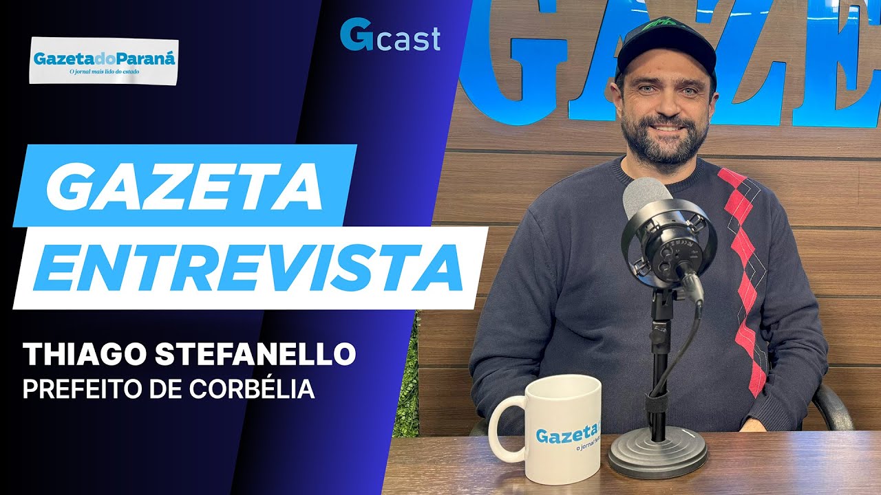 GAZETA ENTREVISTA – ELIANE ALEXANDRINO CONVERSA COM O PREFEITO DE CORBÉLIA,THIAGO STEFANELLO