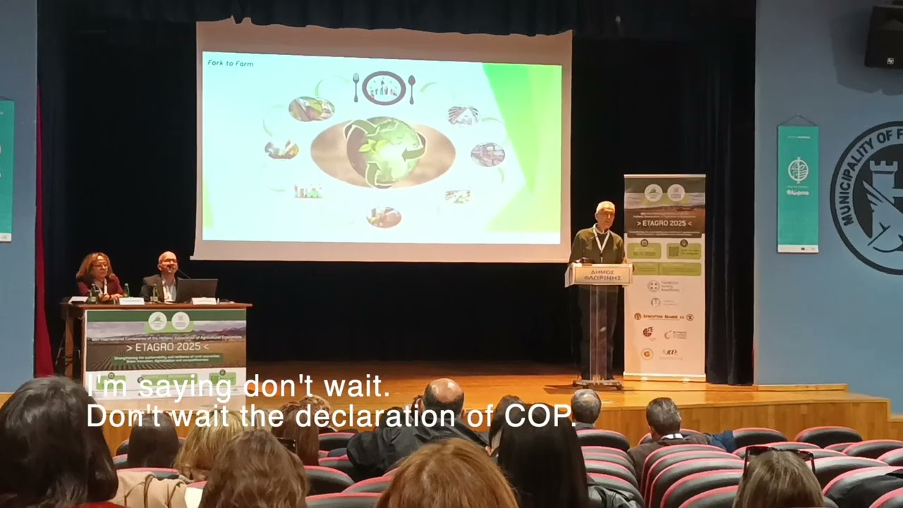 Agricultural Economics Conference 2025 | Prof. Konstantinos Mattas
