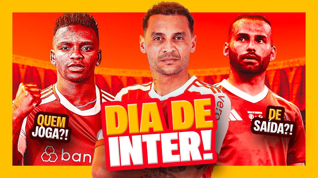 🔴⚪️#INTER: DESFALQUE CONFIRMADO NO GRE-NAL | GRÊMIO MUDA O TIME?! | SANTOS INSISTE POR THIAGO MAIA