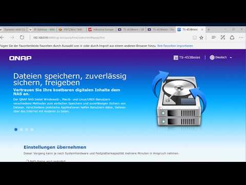 QNAP NAS erste Schritte Grundeinrichtung Tutorial