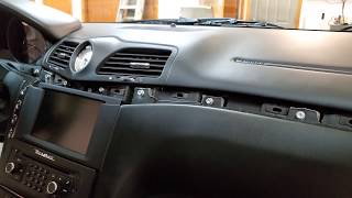 Part 2 2008-2017 Maserati Granturismo GranCabrio dash tear down for AuCar Android head unit