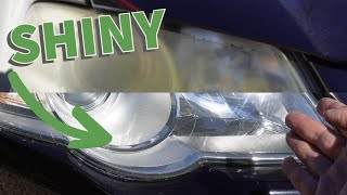 Faded HEADLIGHTS Restored in 5 MINUTES