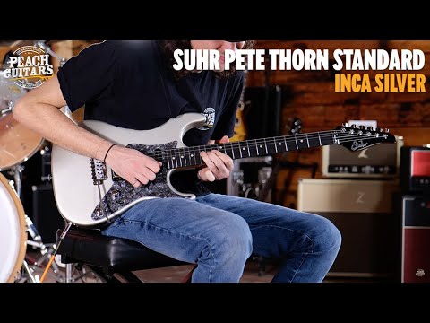 Suhr Pete Thorn Signature Standard Inca Silver Wilkinson HSS image 11