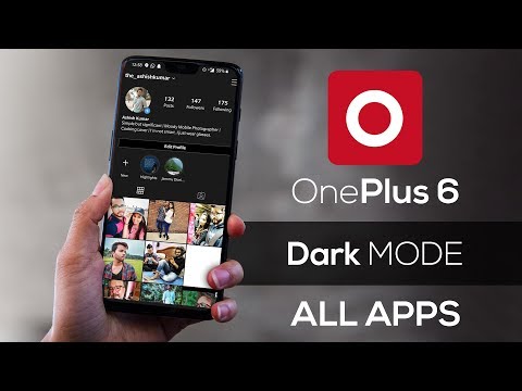 Dark Mode on OnePlus 6 | Dark Mode Everything | Android 10 | Oxygen OS