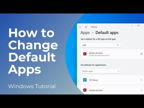 How to Change Default Apps on Windows 11