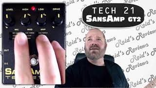 Video thumbnail for Emulation Bliss! TECH 21 SansAmp GT2 Guitar Pedal Amp Emulator Overdrive Distortion Reid's Reviews by Reid's Reviews