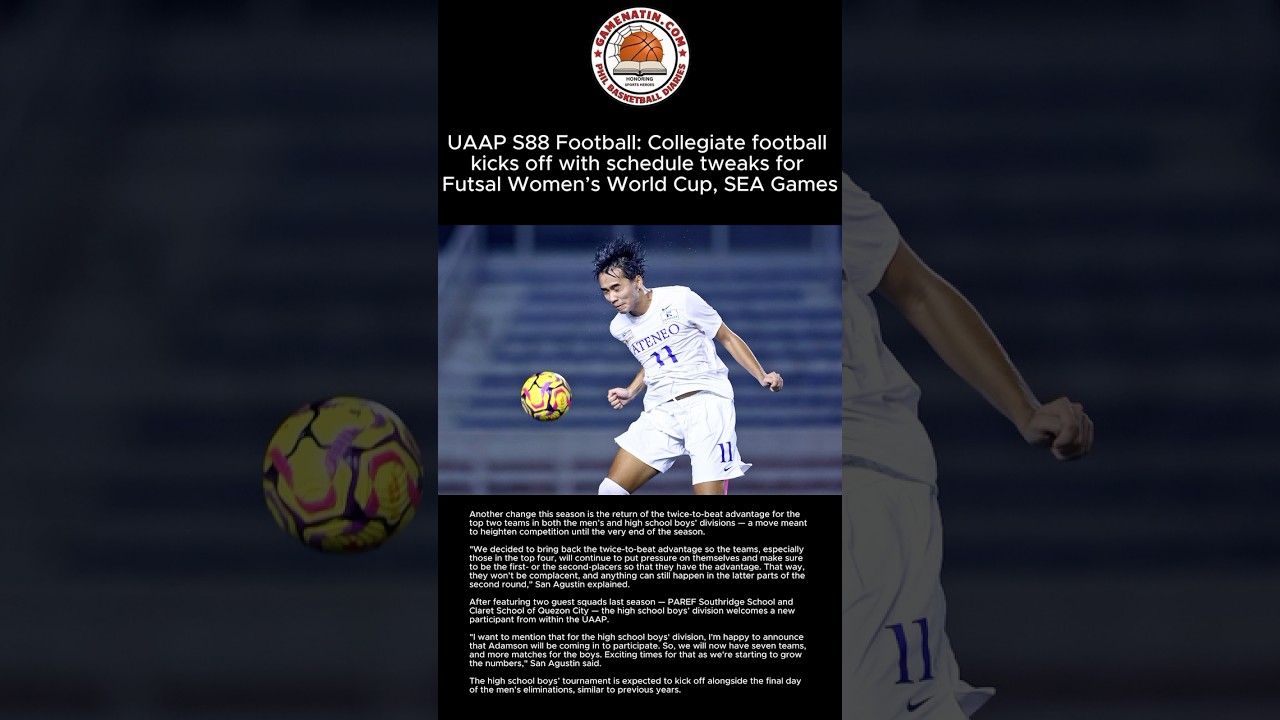 UAAP Football: Football action to start in September