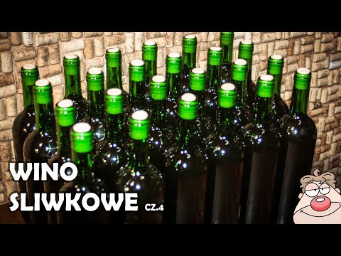 Wino ŚLIWKOWE - butelkowanie - część 4 + BONUS: wino kokosowe 3 letnie! :)