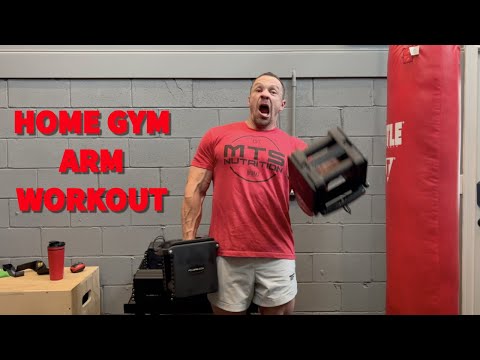 Home Gym Arm Training - Toronto Pro Prep Bulk Day 11