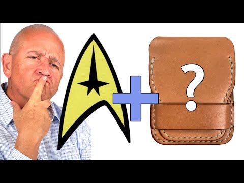 Trekkies Unite! Ochre Handcrafted FLIP slim wallet REVIEW