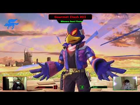 Gourmet Clash #23 - Toad (Falco) vs Panther (Fox) Winners Semis - Ultimate Singles