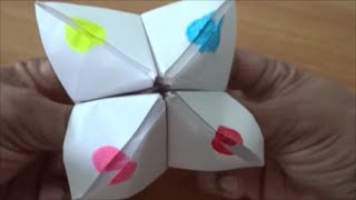 How to make a Paper Fortune Teller