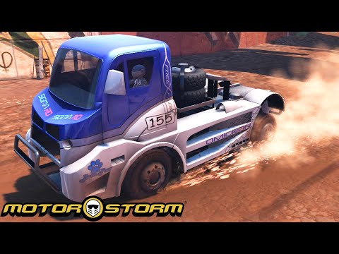 MotorStorm [PS3] Big Rig Gameplay (Lunar Tec Invader) - YouTube