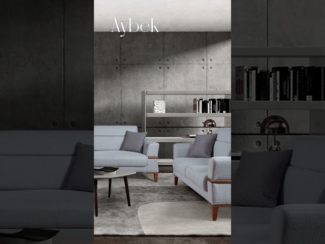 طقم كنب ثلاث مقاعد ايبيك