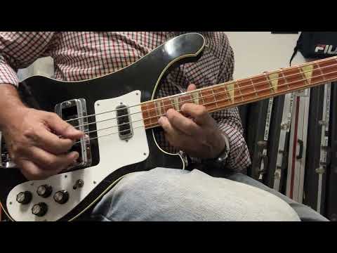 Immagine 1978 Rickenbacker 4001 Bass - Beautiful Jetglo - OHSC - 21