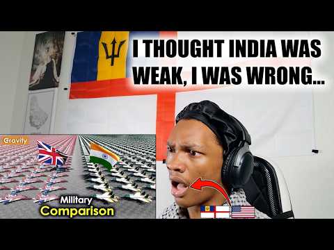 UK vs INDIA Military Power reaction british caribbean american reacts