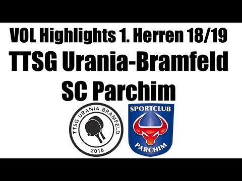 VOL Herren Highlights 18/19 TTSG Urania Bramfeld - SC Parchim