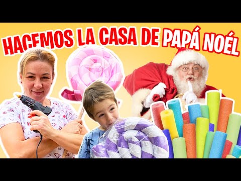 ¡DECORAMOS LA CASA de PAPÁ NOÉL en el JARDÍN!🎁🎄Ideas FÁCILES PARA DECORAR en navidad