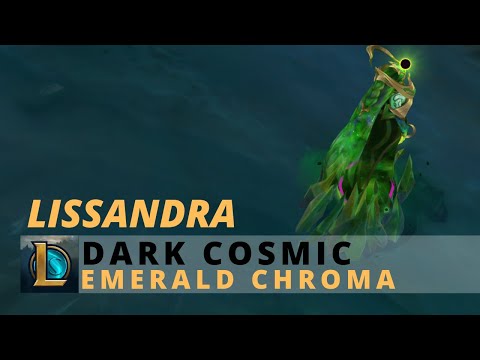 Dark Cosmic Lissandra Emerald Chroma - League Of Legends